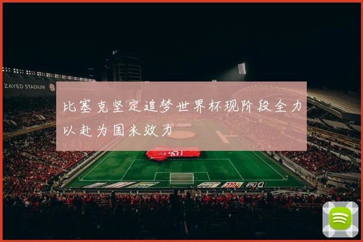 比塞克坚定追梦世界杯现阶段全力以赴为国米效力